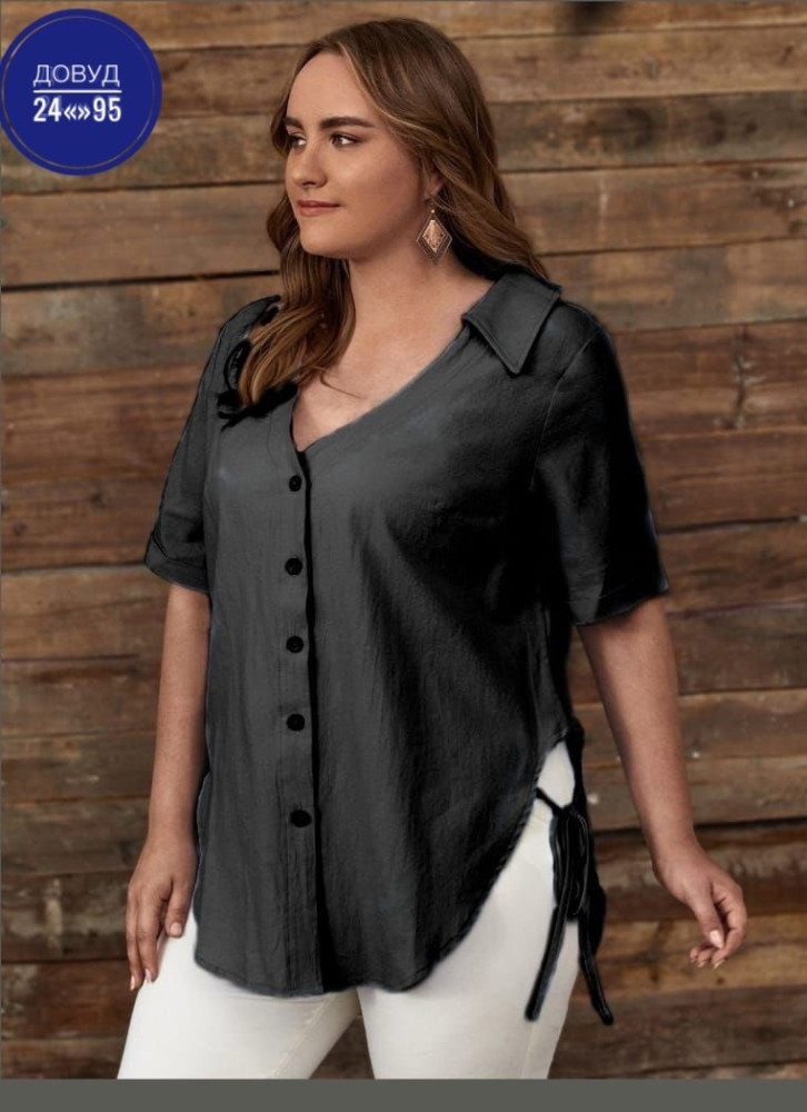 Женская рубашка черная купить в Интернет-магазине Садовод База - цена 700 руб Садовод интернет-каталог